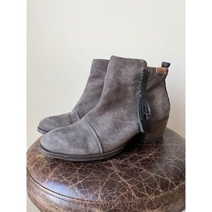 PIKOLINOS Dark Gray Suede Ankle Boots